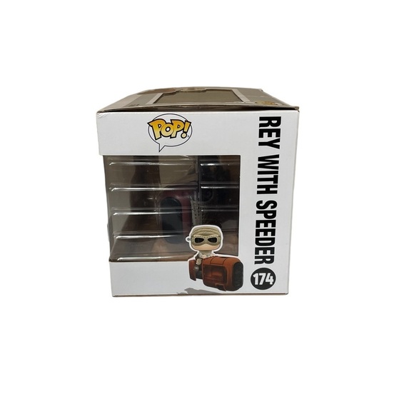 Funko Pop! Rides Star Wars, Rey with Speeder [Galactic Convention] # 174 - Picture 2 of 6